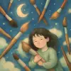 あなたは夢の中で、多くの筆を使っていた夢