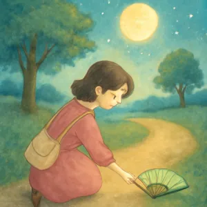 道で扇子を拾う夢