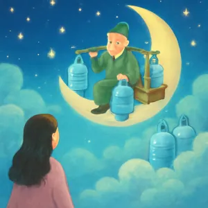 생수장수를 본 꿈