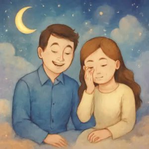夫婦の一人は笑っているのに、もう一人は泣いている夢