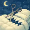 ハサミで布団をザクザク切る夢