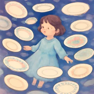 皿のようなものがたくさんあった夢