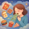 加工食品を食べて嘔吐する夢