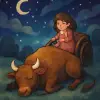 乗っていくまたは引いていく牛が倒れて起き上がれない夢