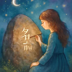 岩に名前を刻む夢