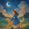 犬と一緒に散歩した夢