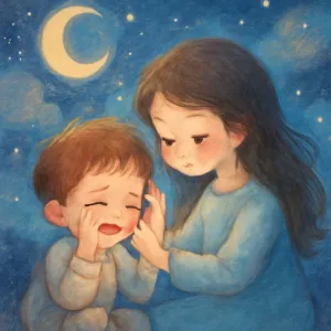 泣いている子供をなだめる夢