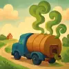 排泄物の車がにおいを放つ夢