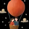 夫婦が一緒に風船に乗る夢