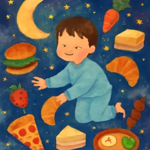 食べ物にこだわらずに何でも食べる夢
