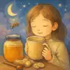 ハチミツ生姜の飲み物を飲む