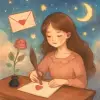恋愛の手紙を書いた夢