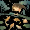 池に魚が遊んでいる夢