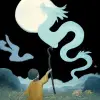 握っていた杖が竜に変わり昇天する夢