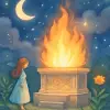祭壇の火が明るかった夢