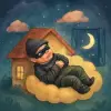 泥棒が家の中で眠る夢