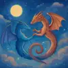 空に舞い上がる二匹のドラゴンが絡み合っている夢