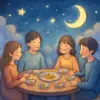 複数の人と一緒に食事をする夢