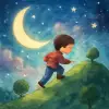 山や丘を一生懸命に登る夢