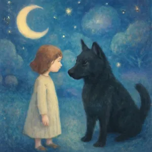 黒い犬を見た夢