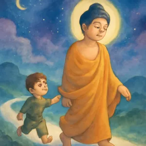 仏陀の後を追いかける夢
